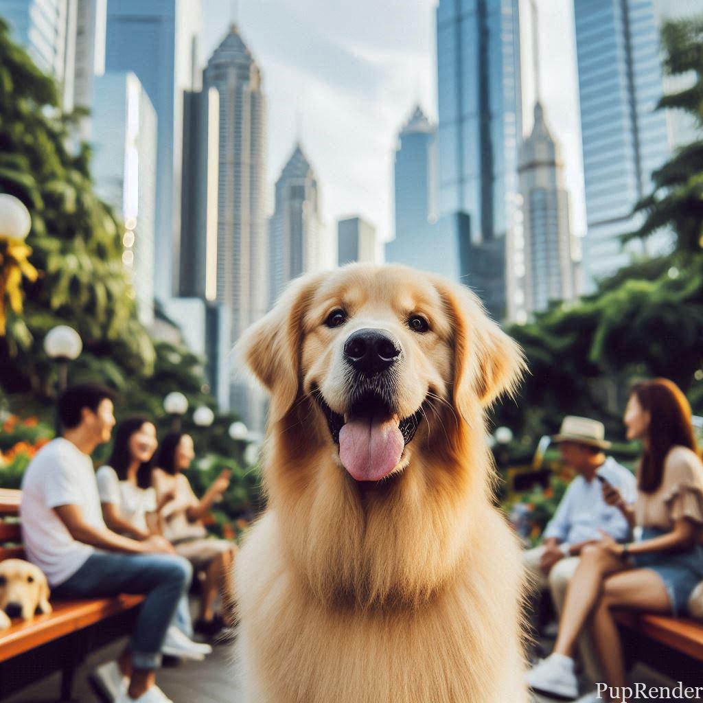 Dog learning in a structured environment