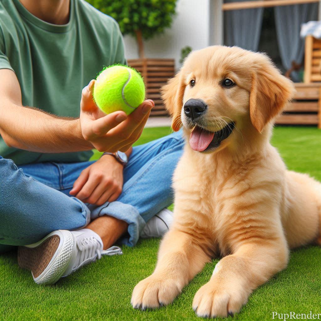 A dog with a professional pet sitter, happily receiving attention.