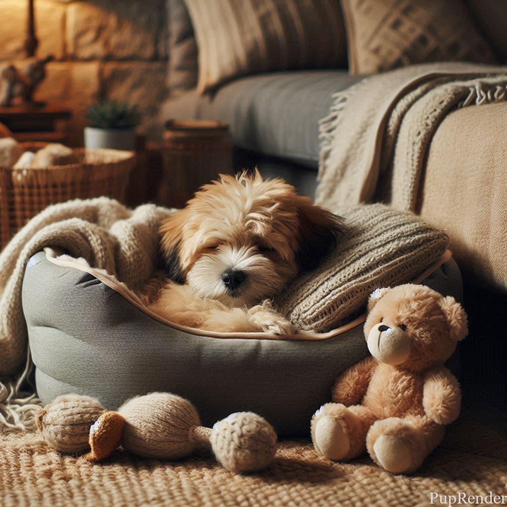 Safe space for dogs during gatherings.
