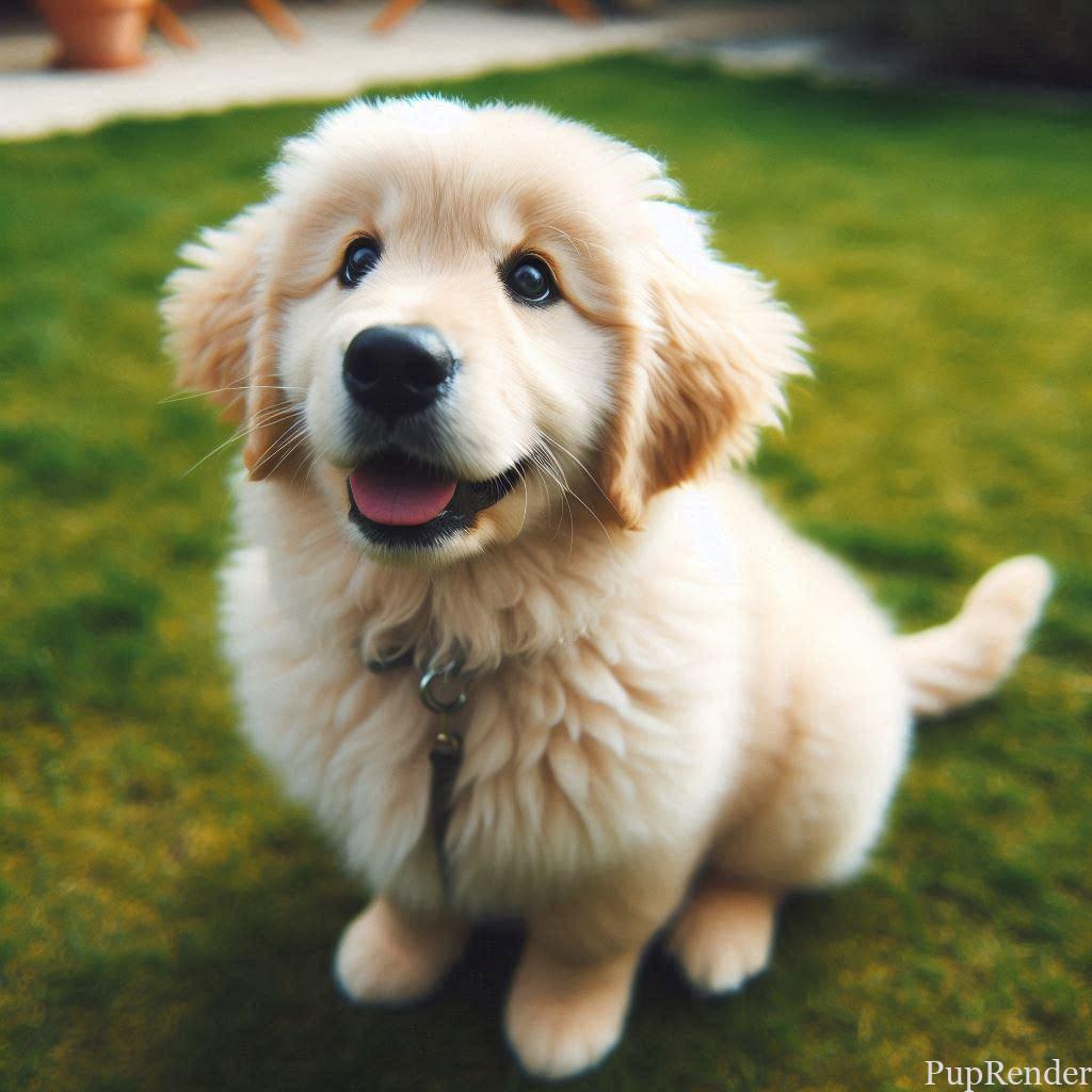 Dog training in a backyard setting.