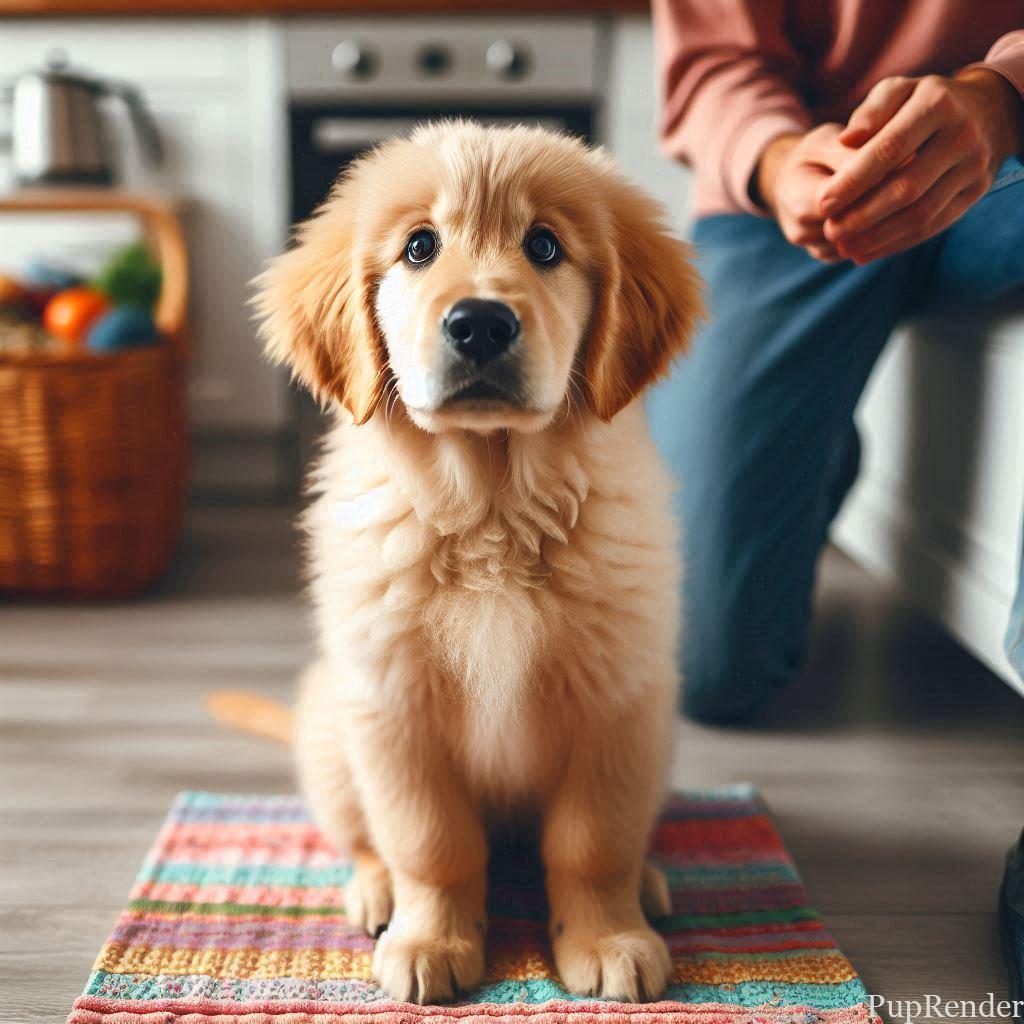 Dog waiting for a treat