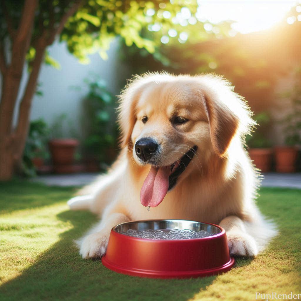 Hydrated Dog