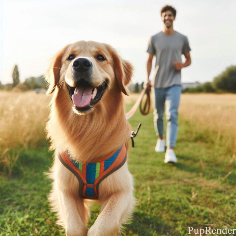 Long training leash for recall training