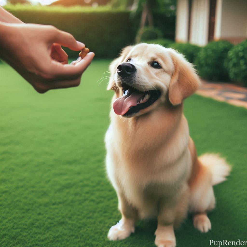 Dog owner making training mistakes.