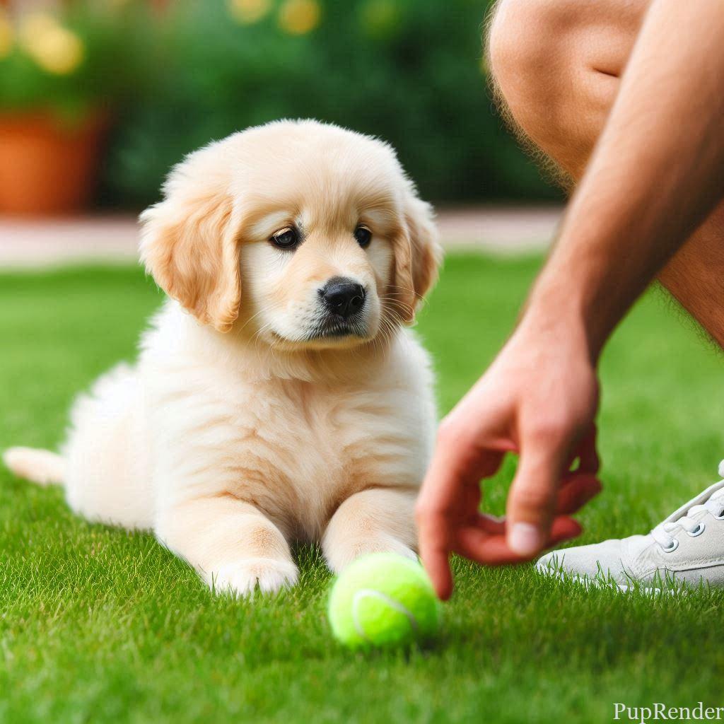 Dog ignoring a command.