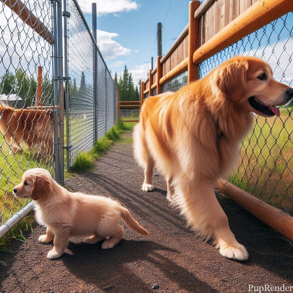 Small dog area at a dog park.