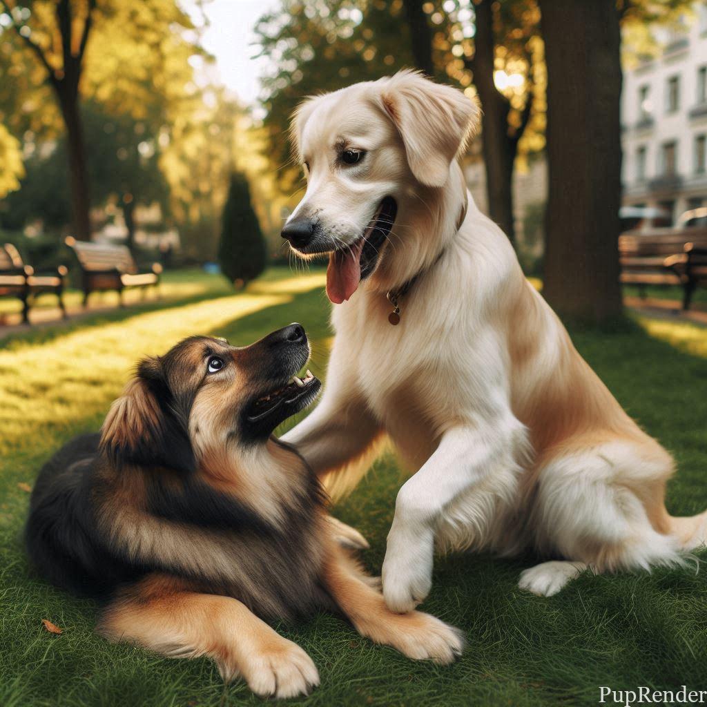 Happy, well-behaved dog