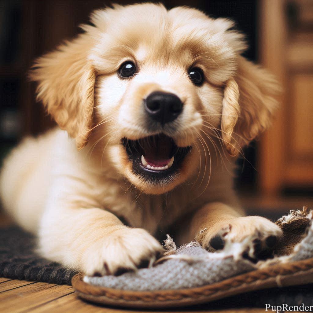 Dog barking at a passerby